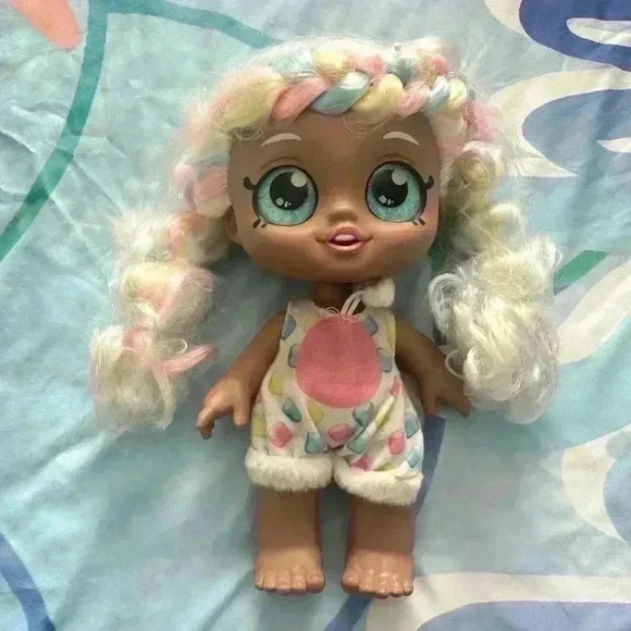 Kindi Kids Snack Time Friends Marsha Mello 10” Moose Toys Rainbow hair - Picture 1 of 1
